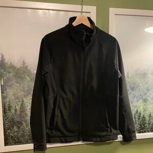 High collar north face coat
